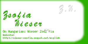 zsofia wieser business card